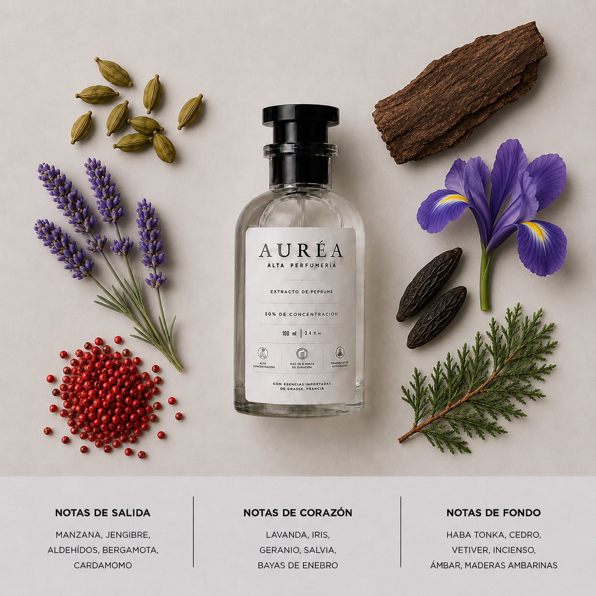 AURÉA 26 · Manzana Salvia, extracto de perfume 100 ml